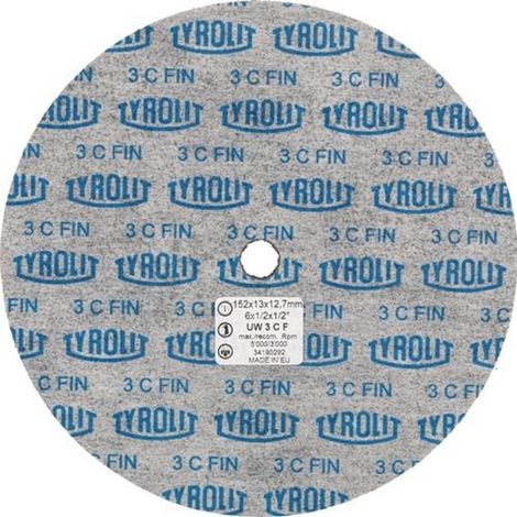 TYROLIT Kompaktscheibe PREMIUM Ø152xB25x12,7mmForm 1 VL UW UW 2 FEIN C - Siliziumkarbid (1/4)