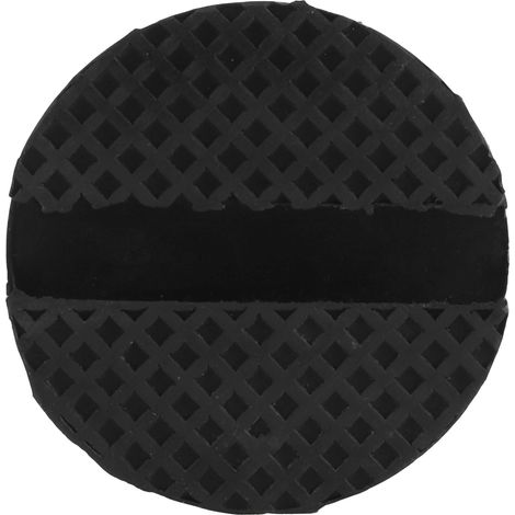 Adaptateur de cric de sol pour rail à fente, support de levage avec patin en caoutchouc, diamètre 5 cm / 1,96 pouce (1/5)