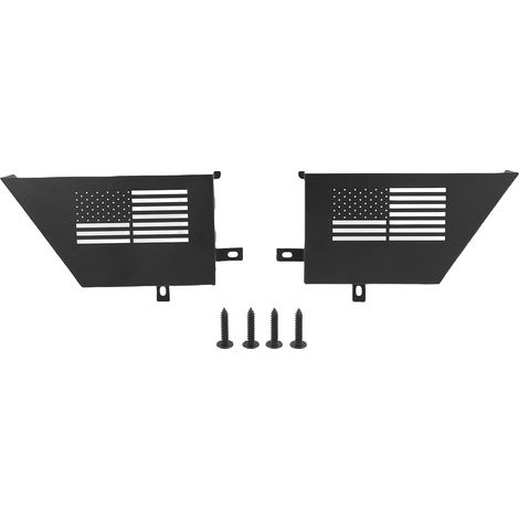 Boîte de rangement de porte en métal, panneaux d'insertion latéraux noirs, organisateur de remplacement pour Wrangler JK 2007 – 2018. (1/5)
