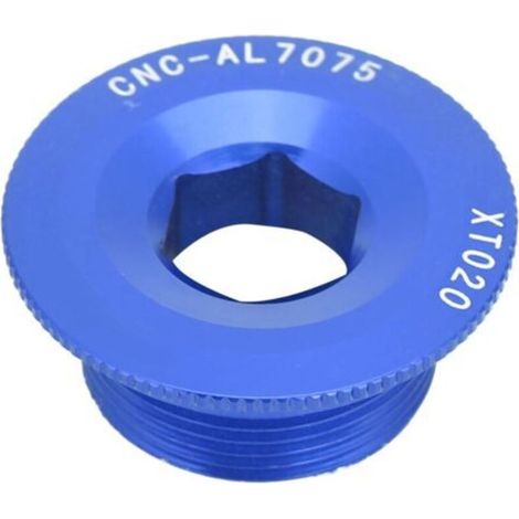 Kurbelbank-Verschlussschraube BB BB-Achsen-Aluminiumschraube M20X10MM (BLAU) (1/5)