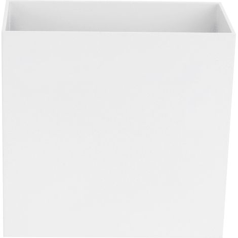 Applique murale LED 7W Lampe carrée d'intérieur pour chambre, couloir, porche, balcon Décoration 100265V (Blanc nacré, lumière chaude) (1/5)