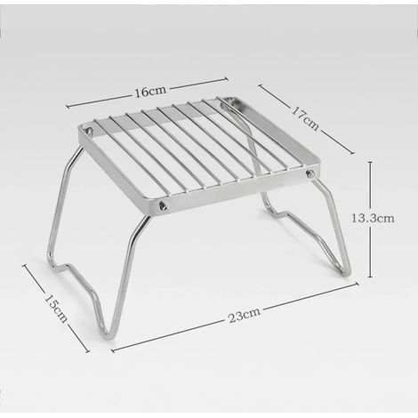 Réchaud de camping pliable, four, grille de feu de camp, barbecue multifonction, accessoires de grillade, réchauds de cuisine portables (1/5)