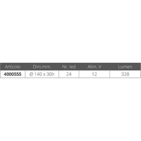 Lampada aaa round ceiling light impermeabile LED 24 12V (1/2)