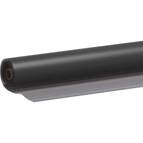 Moustiquaire en fibre de verre anthracite 150x250 cm – Tissu résistant aux UV – Pour fenêtres et portes – Installation facile – Easy Life (1/2)