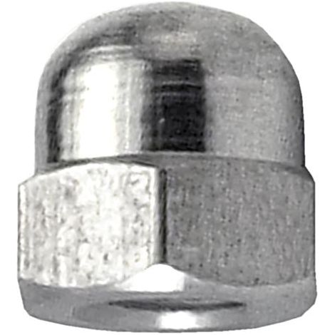Hutmuttern M8 Edelstahl A2 - 6 Stk. Muttern