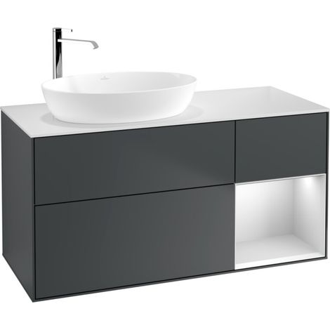 Villeroy & Boch F931MTHG Meuble sous-lavabo Finion F93 (1/2)