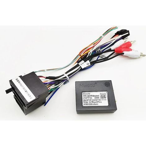 Faisceau de câblage CANBus, adaptateur 16 broches vers ISO pour Fiat 500, Punto Uno, Doblo et Lancia Delta. (1/4)