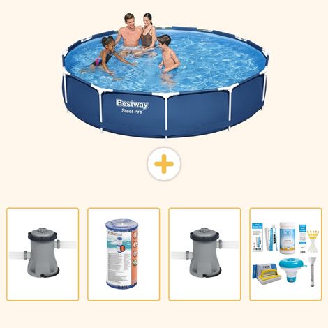 Bestway Bestway Steel Pro Ronde - 366x76 cm - 5-pièces  S22750 (1/5)
