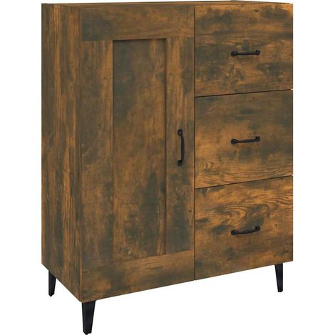 Maison Exclusive - Aparador madera contrachapada color roble ahum (1/5)