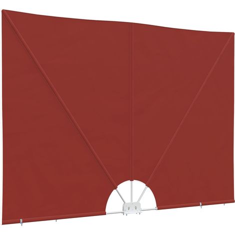 Maison Exclusive - Toldo lateral plegable terraza color terracota (1/5)