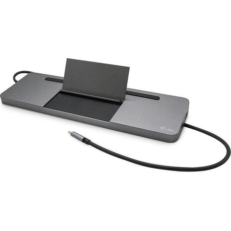 i-tec Metal USB-C Ergonomic 4K 3x Display Docking Station + Power Delivery 85 W (1/5)