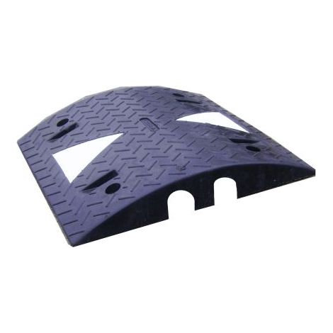 Protège câble RS PRO, Ø interne: 50mm, long. 500mm, Caoutchouc Noir/Blanc ( Prix pour 1 )