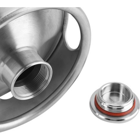 Mini fût à bière en acier inoxydable avec couvercle à spirale - Fournitures pratiques pour la maison et l'hôtel (2L) (1/5)