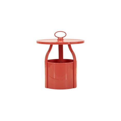 Table d'appoint iris rouge cm ø 44 x 43 (1/5)