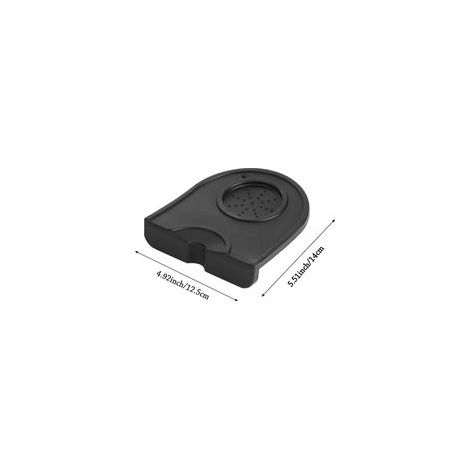 Tamping Mat, Tapis de Tassage Espresso, Tampon Presse Poudre Café, Tapis de Tampon de Café, Café Tamper Tapis, Espresso Tamping Corner Coffee Tamper Holder Pad pour Barista Tool Accueil Cuisine Café (1/5)