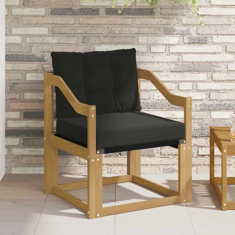 Sofá de exterior Madera maciza de acacia y textileno