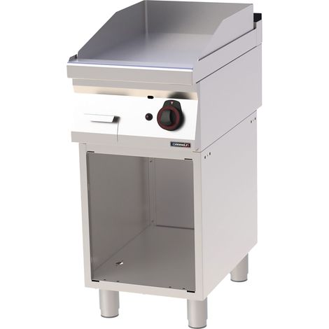 Plaque à snacker gaz - Fonte lisse - 40cm - 7000W - Casselin