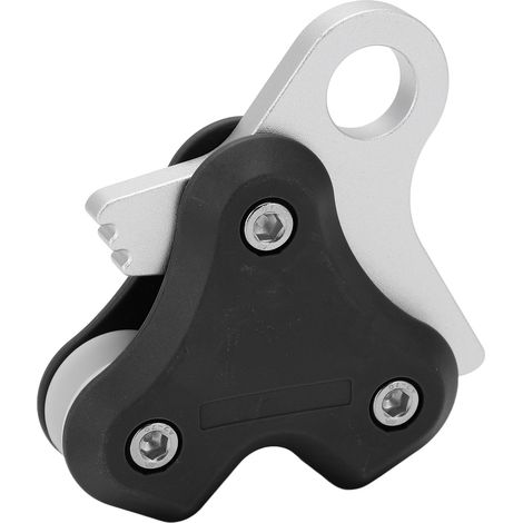 Poulie en alliage d'aluminium pour plongée libre, enrouleur de corde métallique, accessoire de plongée haute efficacité, noir (1/5)