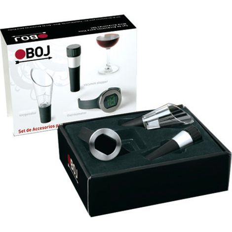 Set de accesorios para vino 3 piezas BOJ 10125