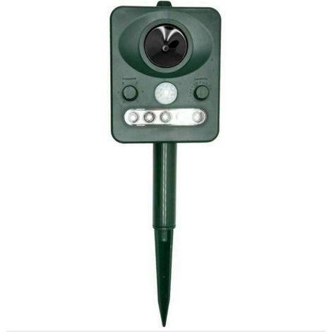 Durable Universal Solar Power Ultra Sonic OutdoorPest Repeller Scarer Dog Animal Dissuasion, Pest Taupe Mouse Rodent Possum Scarer Repellent (1/4)