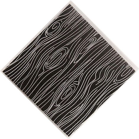 Plaque en plastique transparent texturée à motif d'arbre pour gaufrage de cartes en papier DIY (1/4)