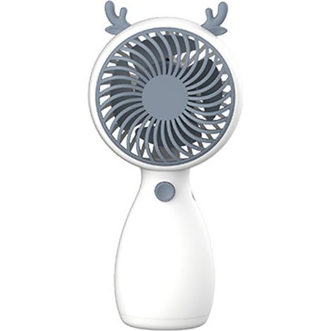 1 Ventilateur de table, portable, rechargeable USB, vitesses réglables, base amovible, bureau voyage (1/5)