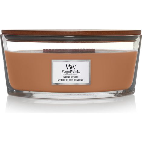 WoodWick Santal Myrrh Vela Perfumada Marrón Ámbar (1/3)