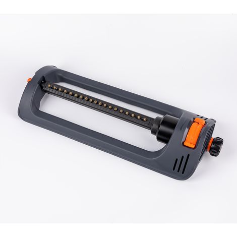 1 tête d’arrosoir automatique à oscillation, système d’arrosage de pelouse réglable à 19 trous, connecteur universel, couleur orange et gris (1/5)