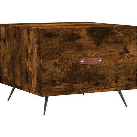 Maison Exclusive - Tavolino da Salotto Rovere Fumo 50x50x40 cm Legno Multistrato