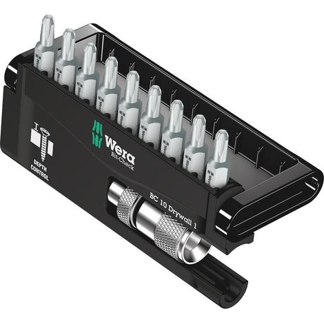 Wera Bit-Check 10 Drywall 1, 10-teilig 05136011001 Abstandhalter Trockenbau (1/5)