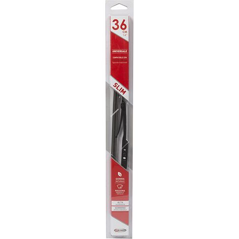 Spazzola Singola Tergicristallo Mis. 36 cm-14" Universale per auto