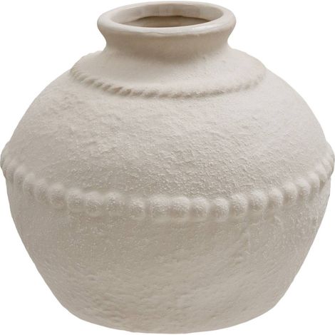 Jarrón Lewis, 16,3 cm, blanco - Atmosphera créateur d'intérieur (1/2)