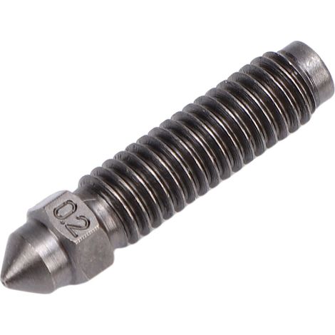 Set aus 2 gehärteten Stahldüsen (0,2 mm) für 3D-Drucker, kompatibel mit Centauri Carbon (Hochtemperatur- und Hochdurchfluss). (1/5)