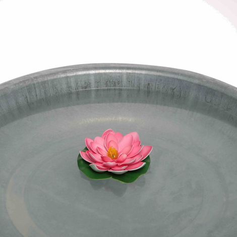 Deko-Rose schwimmend pink Ø 10 cm Einzelne Blumen