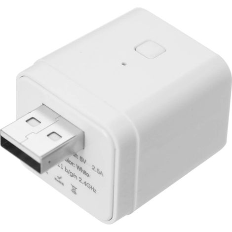 Micro Adaptateur USB intelligent sans fil 5 V flexible portable pour rendre les appareils USB intelligents via application Contrôle vocal (1/5)