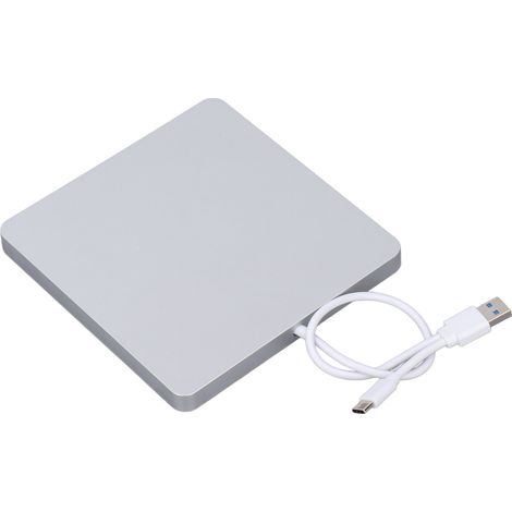 Lecteur DVD externe USB 3.0 Type C, graveur CD/DVD portable et ultra-fin pour ordinateur portable et de bureau (1/5)