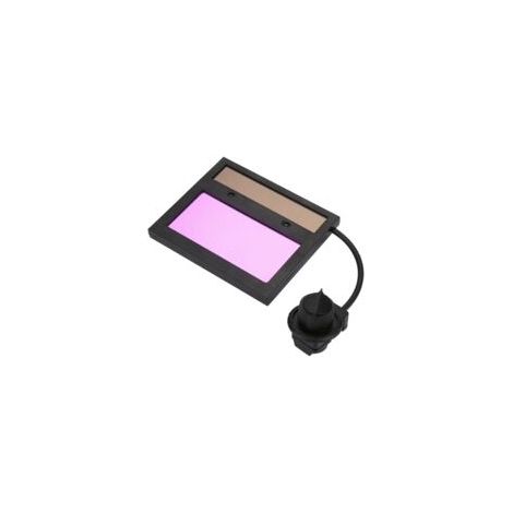 Masque de soudage lentille assombrissante automatique 110x90mm Panneau solaire rechargeable Capteur d'arc sensible Norme EPI - TX500C