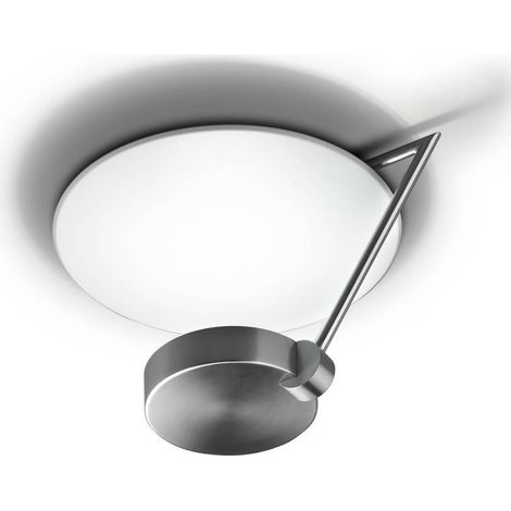 Ceiling light Ibis Metal Satin nickel 1 bulb 23.5cm