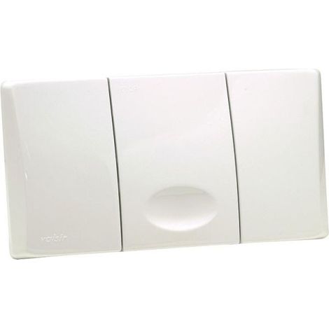Placca meccanica singolo scarico ANGEL - RIOS colore bianco lucido VS0822001
