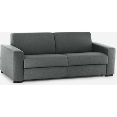 Canapé-lit double avec matelas haut hydrofuge Bormio 180 - Gris (1/5)