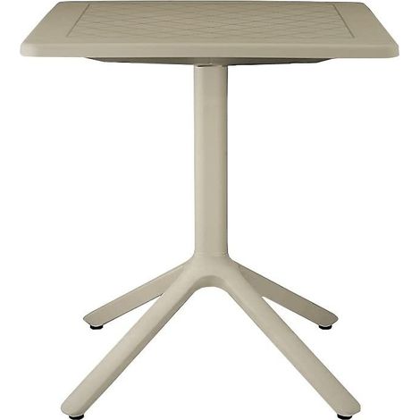 Tavolo Eco fisso 70x70 cm tortora