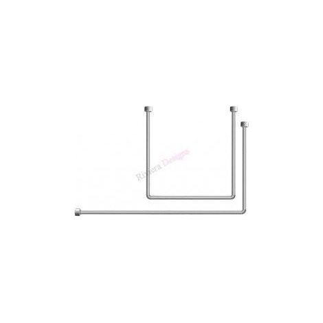 GEDY 9317801310 Barra Ang Univ 80X80X80 D 25 Cromo Blister - ref: 9317801310