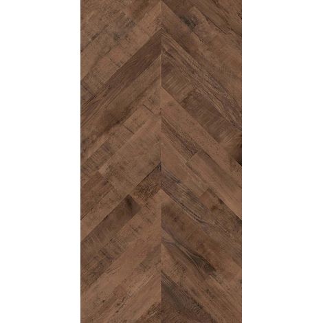 Carrelage sol / mur effet bois chevron FISHWOOD CERISIER l.60 x L.120 cm Mat LIMCARO (1/5)