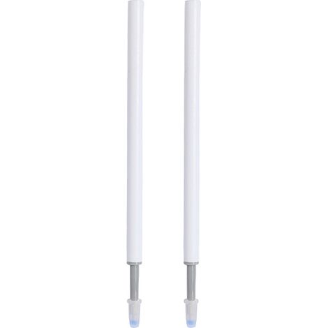 Recharges d'encre gel pour stylos à clic rétractable, écriture fluide, séchage rapide, haute capacité pour bureau, école, maison, encre noire. (1/5)