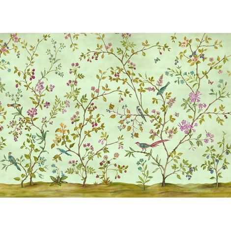 Papier peint panoramique modern Oiseaux du Paradis (1/5)