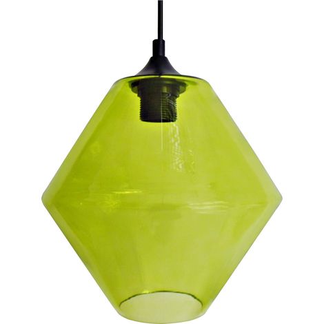 Lampada a sospensione Candellux Bremen vetro verde Ø23 E27 (1/3)