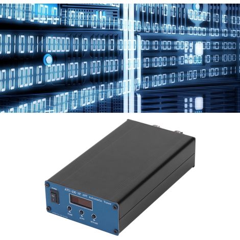 ATU-130 1,8-50 MHz 200 W Tuner d'antenne automatique miniature pour ondes courtes, alimentation 10-15 V CC, écran OLED (1/5)