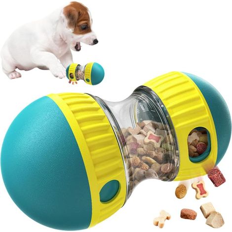Jouets interactifs pour chiens, distributeurs de friandises et de nourriture, jouets éducatifs et balles d'activité adaptés à tous les types de chiens. (1/5)