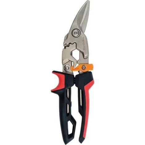 Fiskars PowerGear Flugzeugschneider Linkschnitt 38,1 mm schwarz rot