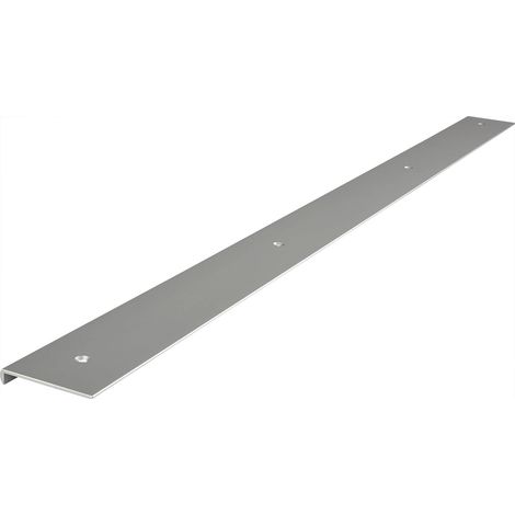 Accuride 100007530 Schüco-Profilo di Chiusura da avvitare, 630 mm, per Piani di Lavoro in Alluminio, Argento anodizzato